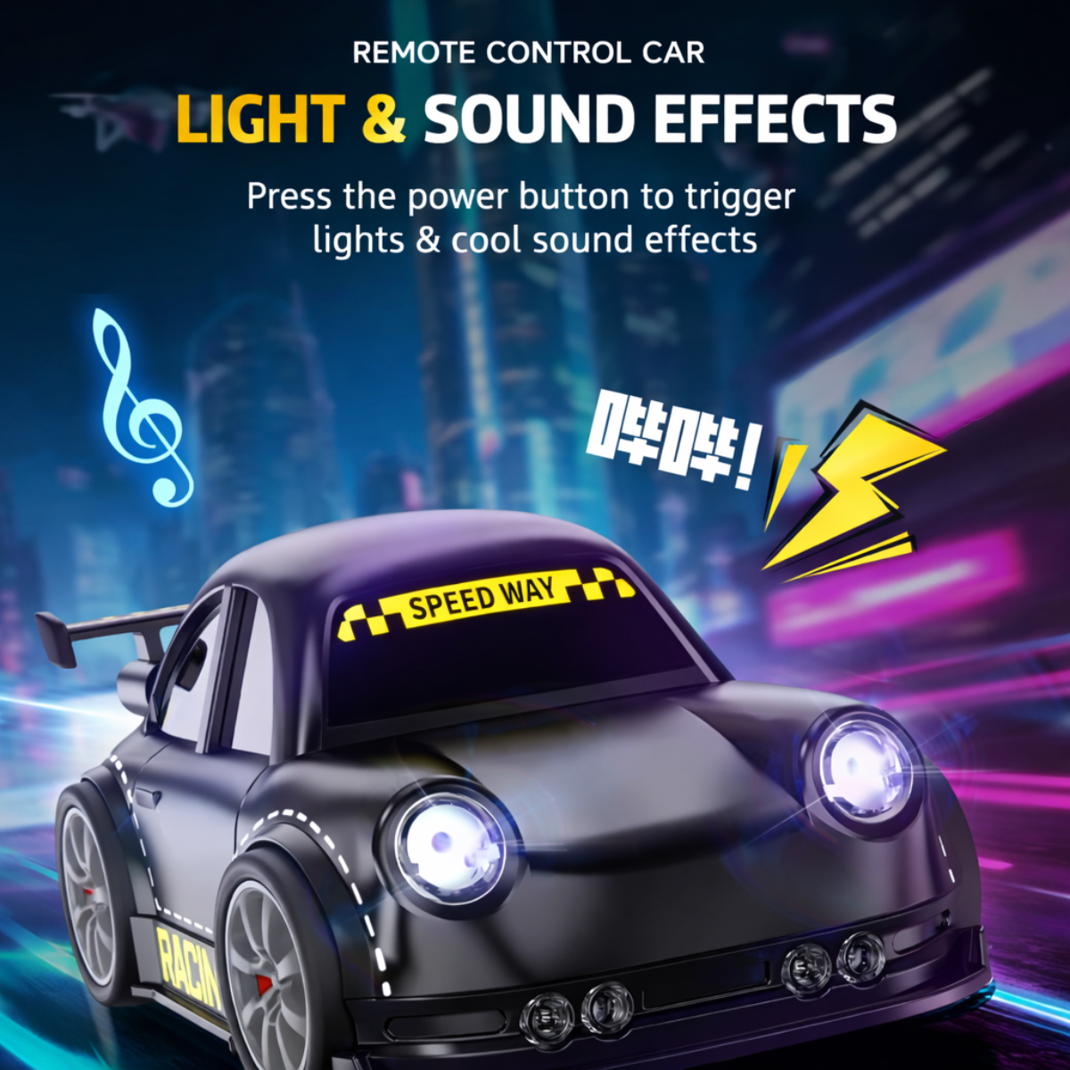 TopCar - 2.4GHz Electric Remote & Induction Controlled Mini Drift Car